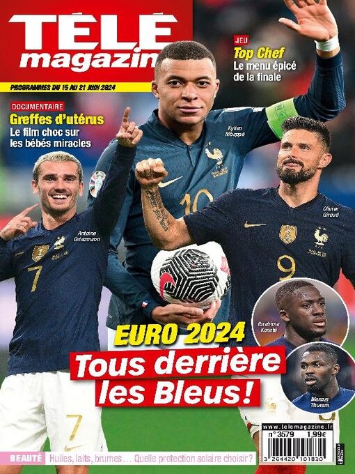 Title details for Télé Magazine by Les Publications Grand Public (PGP) - Available